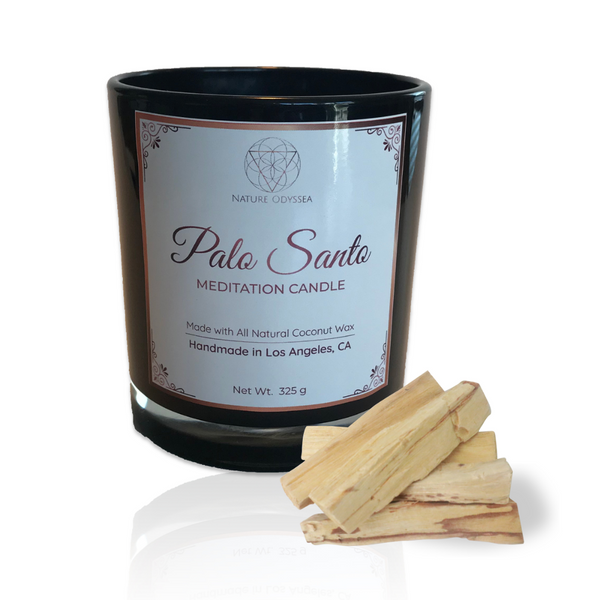 Palo Santo Meditation Candle - Coconut Wax