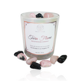 Twin Flame Meditation Candle - Coconut Wax